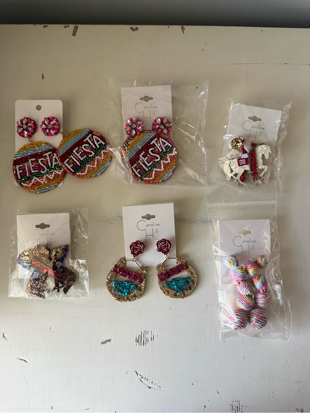 75 pairs of earrings โข Kate Spade, Prep obsessed and Caroline Hill - Picture 6 of 10